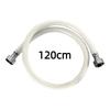 30-200cm Flexible Hose High Pressure Bathroom Water Inlet Hose White PVC Braided Hose  Toilet Basin