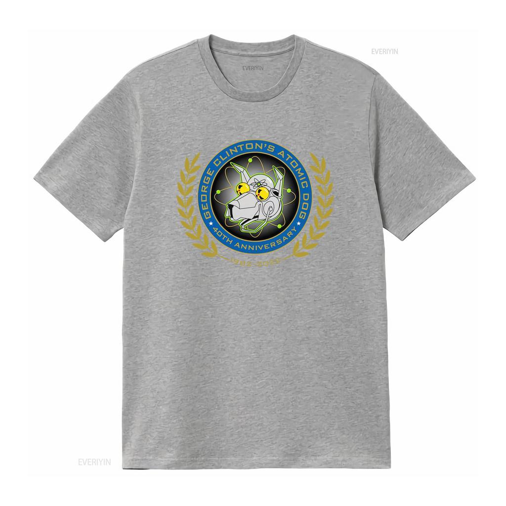 George Clintons Atomic Dog 40th Anniversary 1982 2022 T Shirt vintage Washed Top For Everyday Wear fashion Stretched Stylish