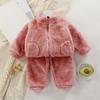 Baby Cute Wool Knit Toddler Pajama Loungewear Set
