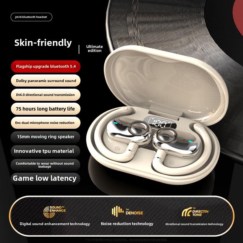 Bluetooth-наушники OWS Earless Wireless сверхдолгоиграющие спортивные шумоподавляющие наушники