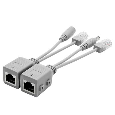 Пассивный PoE инжектор PoE сплиттер Простая проводка POE Pass Through Питание по Ethernet сплиттер для питания камеры