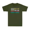 Первые responders Флаг США Полиция Пожарные Военные Медсестра EMS Герой Мужская футболка