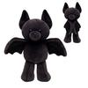 Plush Toy Cartoon Bat Bear Shape Stuffed Animal Figurine Halloween Theme Doll Boys Girls Christmas Gift Home Decor
