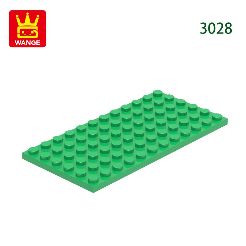 Нетоксичные 10 шт. 3028 Пластина6 X12 Строительные блоки Moc Цветные Аксессуары Совместимые с Кирпичом DIY Запасные Части Игрушка Подарок