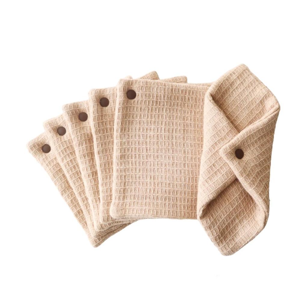 Kiwami Snap Liner M Size 6 Pieces Hanafu Kiwami Snap Liner Vaginal Sheet Cloth Liner Made In Japan Organic Cotton Fluffy Cloth Napkin <Square>