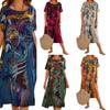 Casual Short Sleeve O Neck Dress Women Spring Summer Fashion