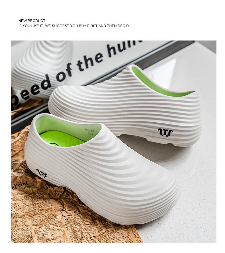 Мужская рабочая обувь шеф-повара и официанта с противоскользящей подошвой для сферы гостеприимства и ресторанов