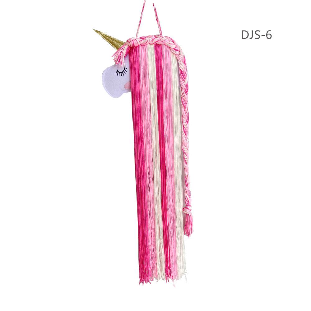 Unicorn Hair Accessories Hanging Decoration Organizer Hairpin Hair Clip Holder Storage Decor Hanger Strip Girl Home
