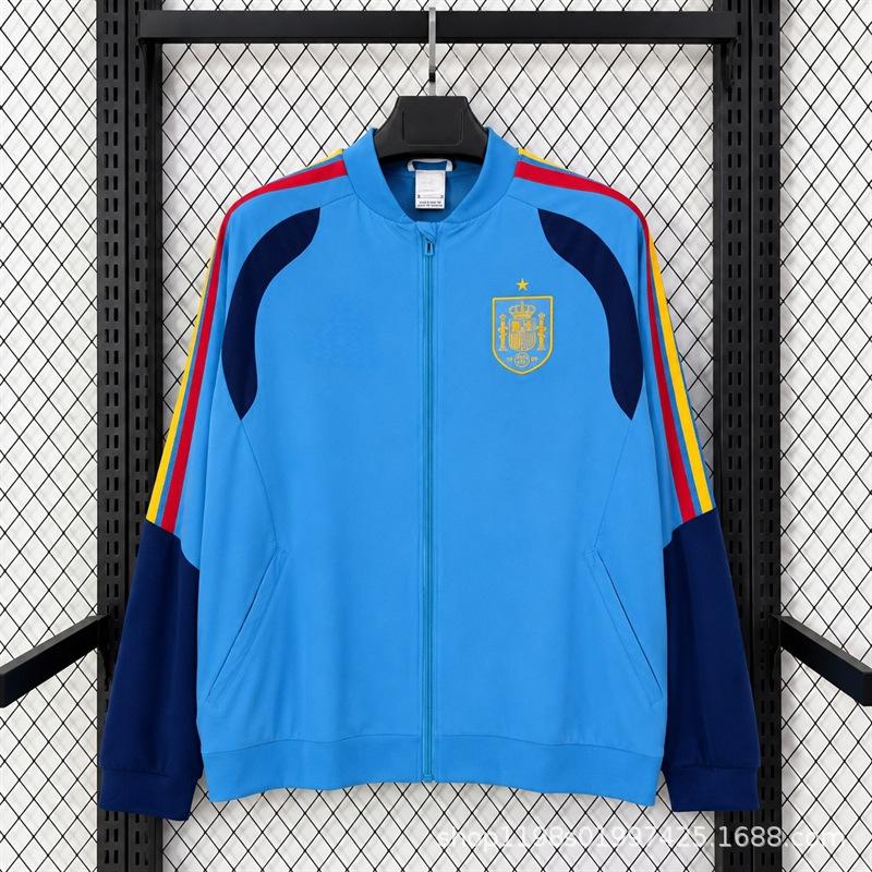 New 25-26 season football jersey trench coat appearance jersey training jersey Barcelona Paris Inter Chelsea jacket