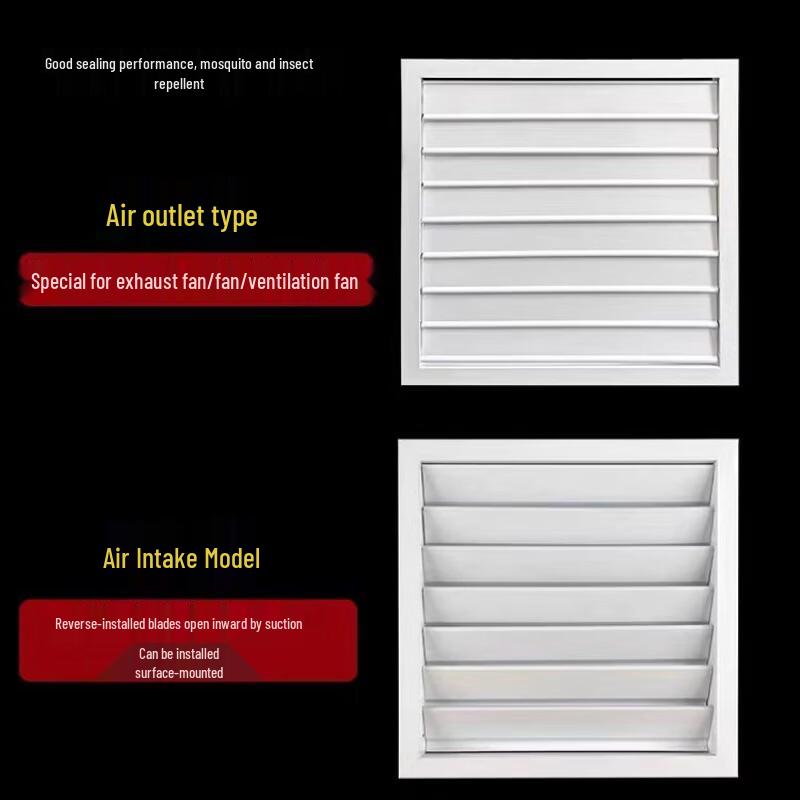 Laiyu Aluminum Alloy Self-Closing Louver