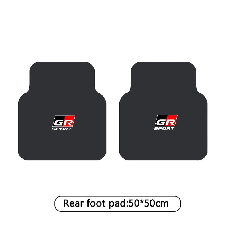 For Toyota GR 86 Supra Yaris RAV4 Prius Corolla C-HR Camry Auris Car Front & Rear Automotive Carpet Non-slip Floor Mat Accessory