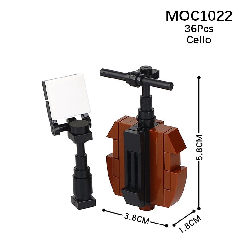 Город Фигурки Мебель Набор Игрушки Модель MOC Кирпичи Детская коляска Стол Диван Кровать Пианино Кухня Ванная Строительные блоки Подарок