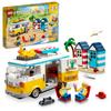 LEGO Creator Beach Camper Van Building Kit Transforms Camper Into Ice Cream Shop and Beach Great Gift for Surfer Boys and Girls Pretend Play Beach