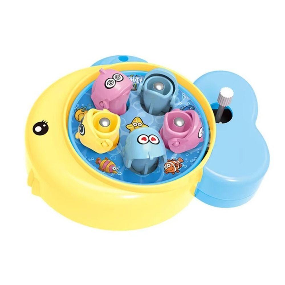 Магнитная Водная Игрушка Заводная Цепочка Игрушки Удочка Интерактивные Игрушки для Рыбалки Родитель-ребенок