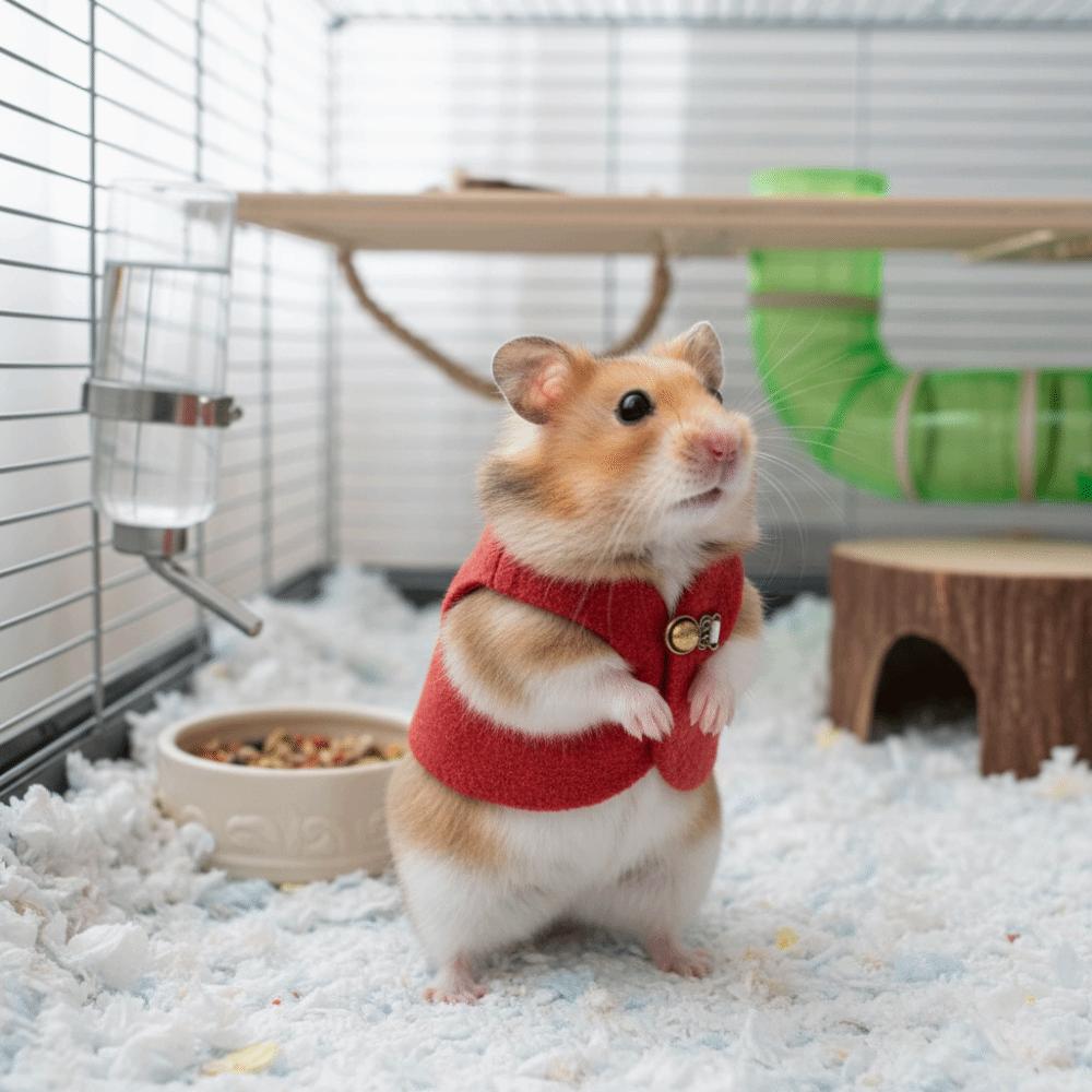 Sleeveless Hamster Vest Breathable Pet Apparel Cozy Small Pets Clothing Daily Outings