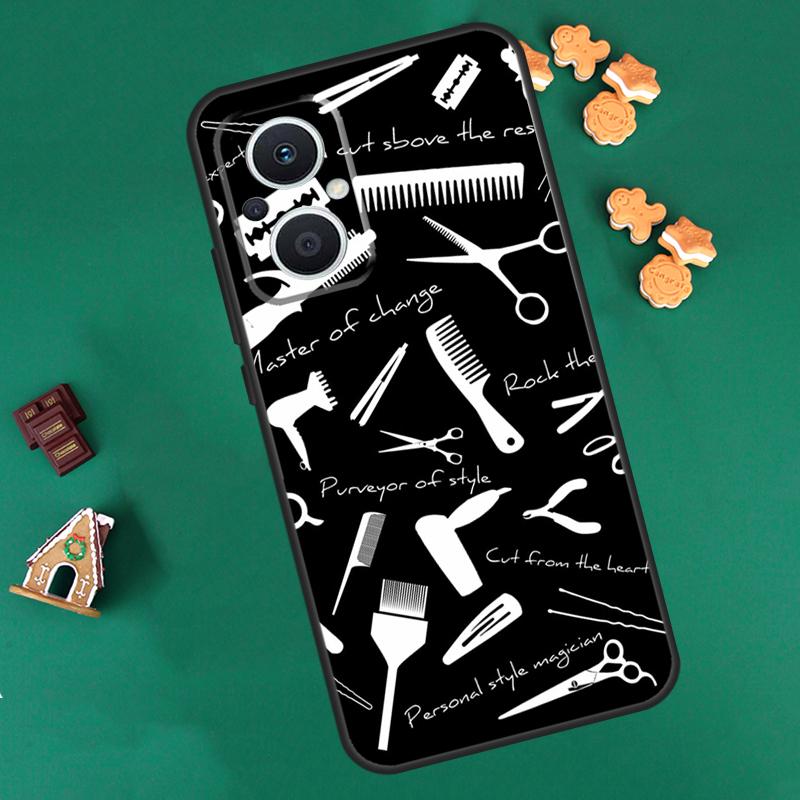 Футляр для ножниц парикмахера и барбера Для OPPO Reno 8 7 Lite 14 13 12 11 F 10 Pro 8T Чехол Для OPPO Find X8 X6 X5 X9 Pro Coque
