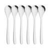 6 шт., серебро 18/10, тип столовой посуды, гладкая нержавеющая сталь, набор обеденных ложек, дорожные столовые приборы, посуда, кухонная вечеринка, дом