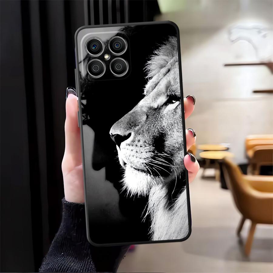 Крутая Animal Тигр Лев Чехол для телефона для Honor 200 400 Lite 90 70 X6 X7 X8 Magic5Lite 8X X5b X9a
