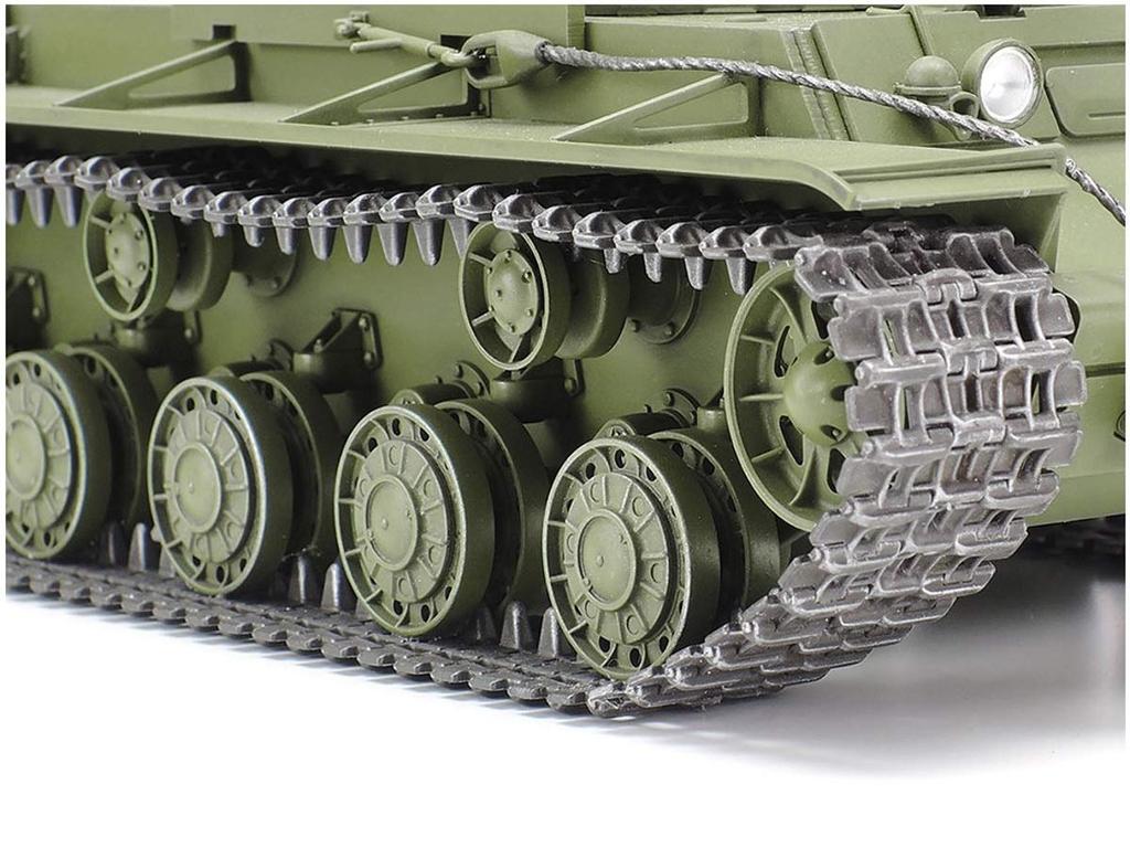 Tamiya 135 Военная миниатюра Серия №372 Советский тяжелый танк КВ-I 1941 года раннего выпуска Пластиковая модель 35372