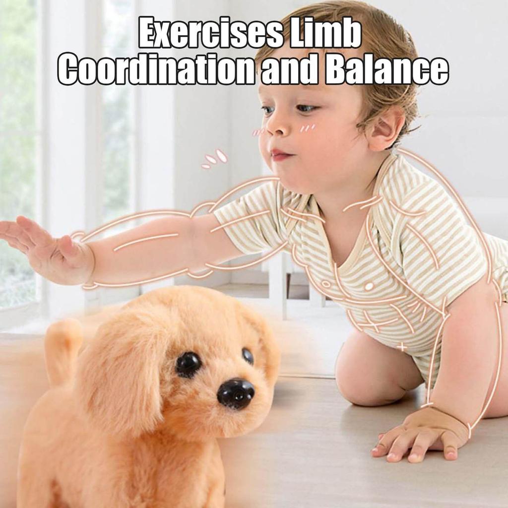 Робот-щенок Мой реалистичный робот-щенок Робот-щенок, который похож на настоящего щенка Игрушечные собаки, которые ходят и похожи на настоящего щенка