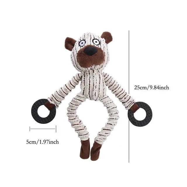 New Upgrade Your Playtime with Soft Plush and Durable Squeaky Donkey Dog Toy - The Perfect Choice for Small and Large Pets. Enha