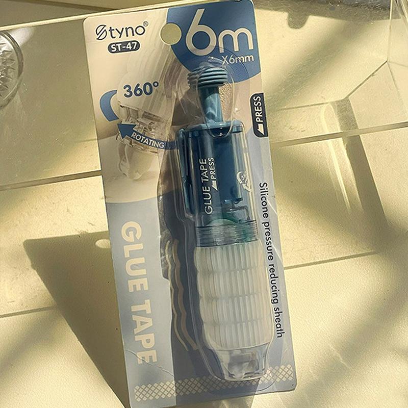 Прозрачный двухсторонний скотч с дозатором Сменные стержни Справочник Точечный клей Канцелярские принадлежности Школьные канцелярские принадлежности Канцелярские товары