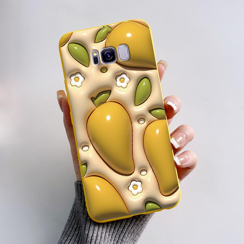 Case For Samsung S8 Plus S8+ Coque Galaxy S8 TPU Soft Silicone Funda Phone Case For Samsung Galaxy S 8 S8 Plus Cover Capa Bumper