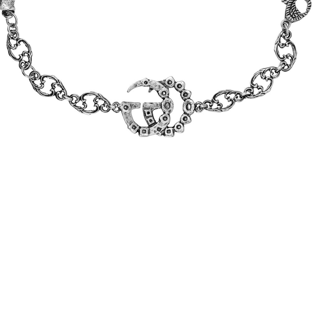 Gucci Серебряный браслет с логотипом Унисекс 530532-J1D50-8162