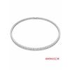 925Sterling Silver Necklace Zircon Chain Necklace Women Fashion Simple Engagement Wedding Charm Jewelry 2MM/4MM 40-50CMGood product