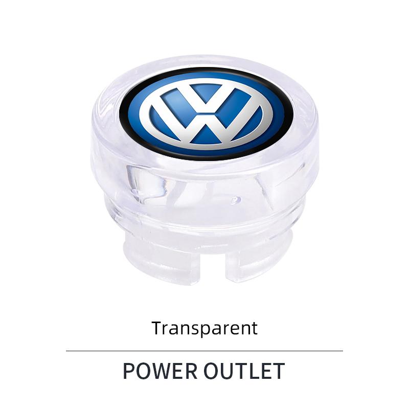 Valve Stems Caps Car Cigarette Lighter Cap Auto Lighter Dust Proof Cover Accessories For Volkswagen VW RLine R Golf Amarok T5 T4 zd6