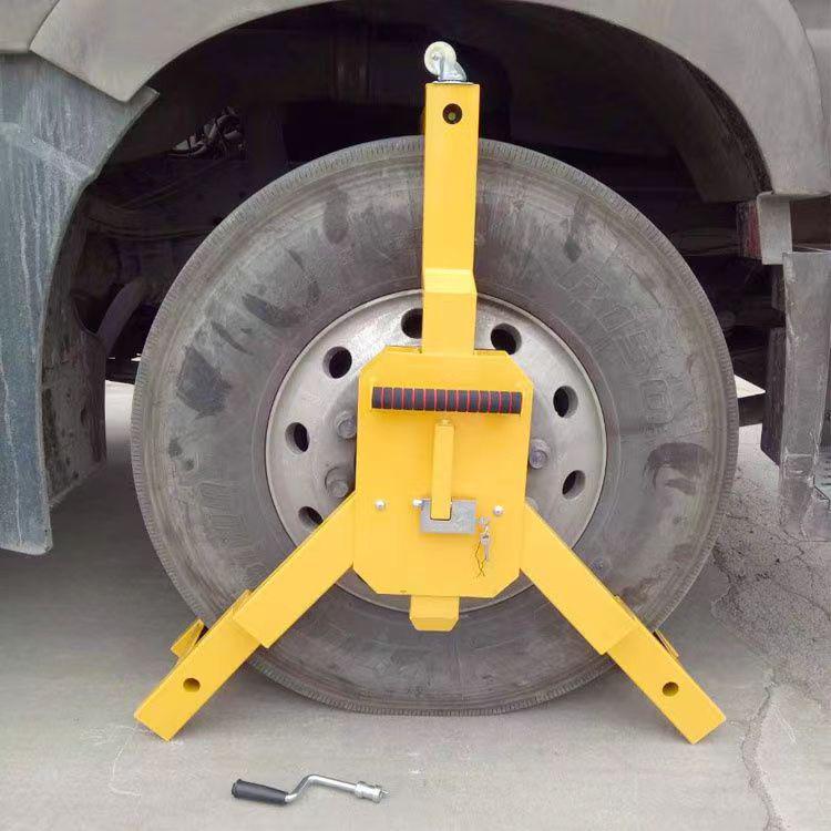 Large Anti-Theft Wheel Lock for Trucks and Trailers