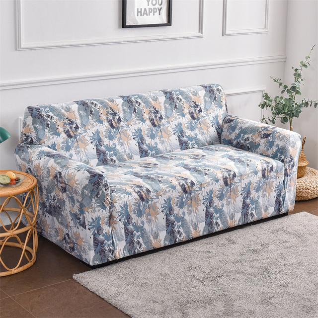 Flowers Printed Sofa Cover Elastic Spandex Sofa Slipcover Stretch Sofa Covers For Living Room Furniture Protector