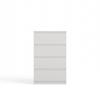 M4 60 Chest Of Drawers Malwa White 4 Drawers Cabinet For Living Room Bedroom Home Office