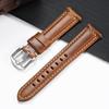 Винтажный коричневый ремешок из телячьей кожи, ретро, с масляной восковой пропиткой, ремешок для часов из натуральной кожи для Seiko, для Rolex, деловые ремешки 20 мм 22 мм 24 мм, браслет