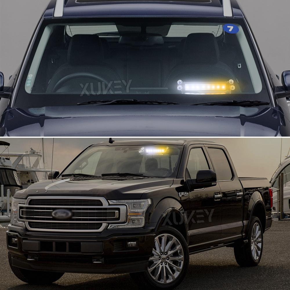 8-светодиодный автомобильный стробоскопический светильник, предупреждение пожарного, аварийная вспышка на переднем лобовом стекле, предупреждающий сигнал, маяк, лампа для грузовика, пикапа, авто, внедорожника, 12 В