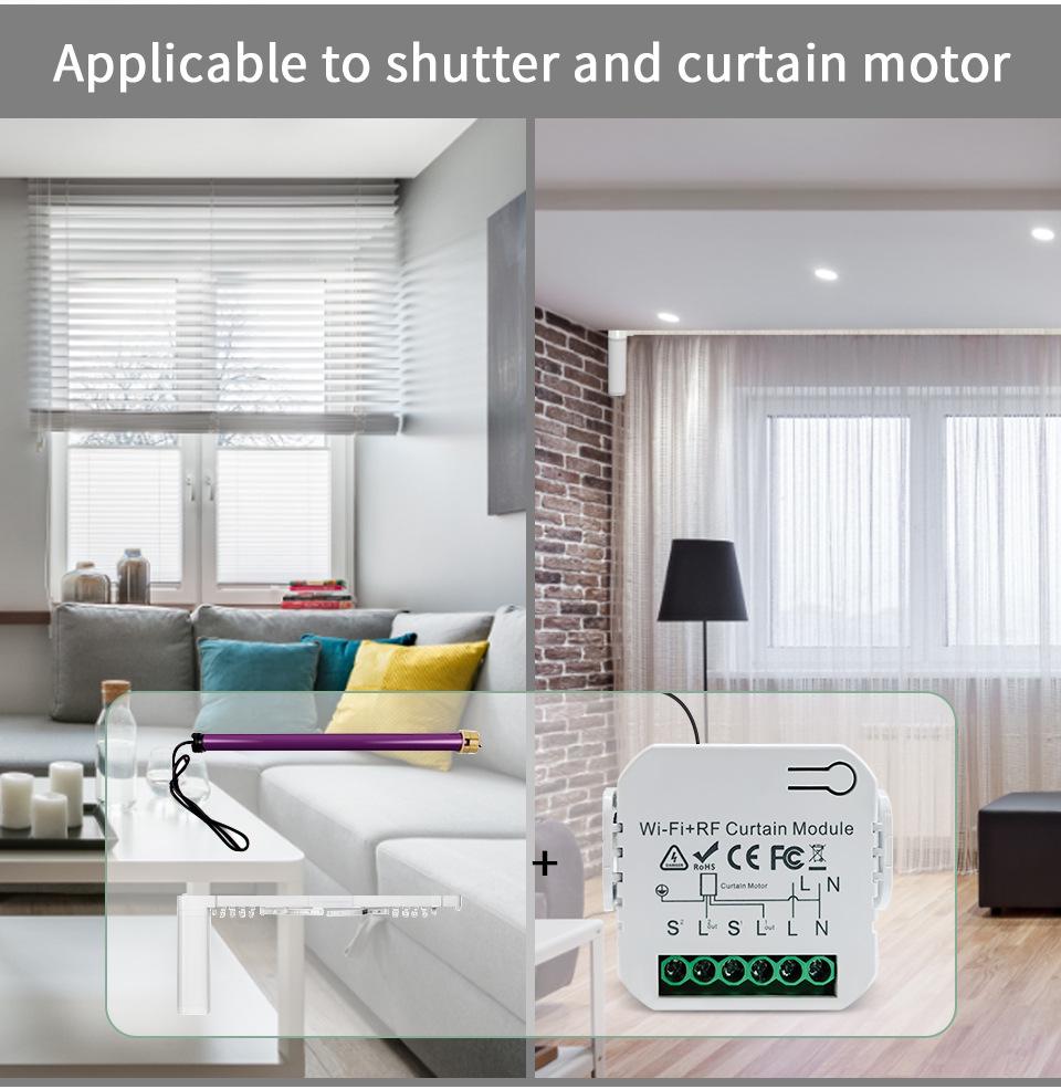 Приложение Graffiti Smart Voice & Remote Control Wi-Fi Таймер для выключателя мотора штор