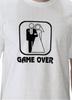 Game Over футболка Свадьба Брак Пара Любовь ненависть жена муж