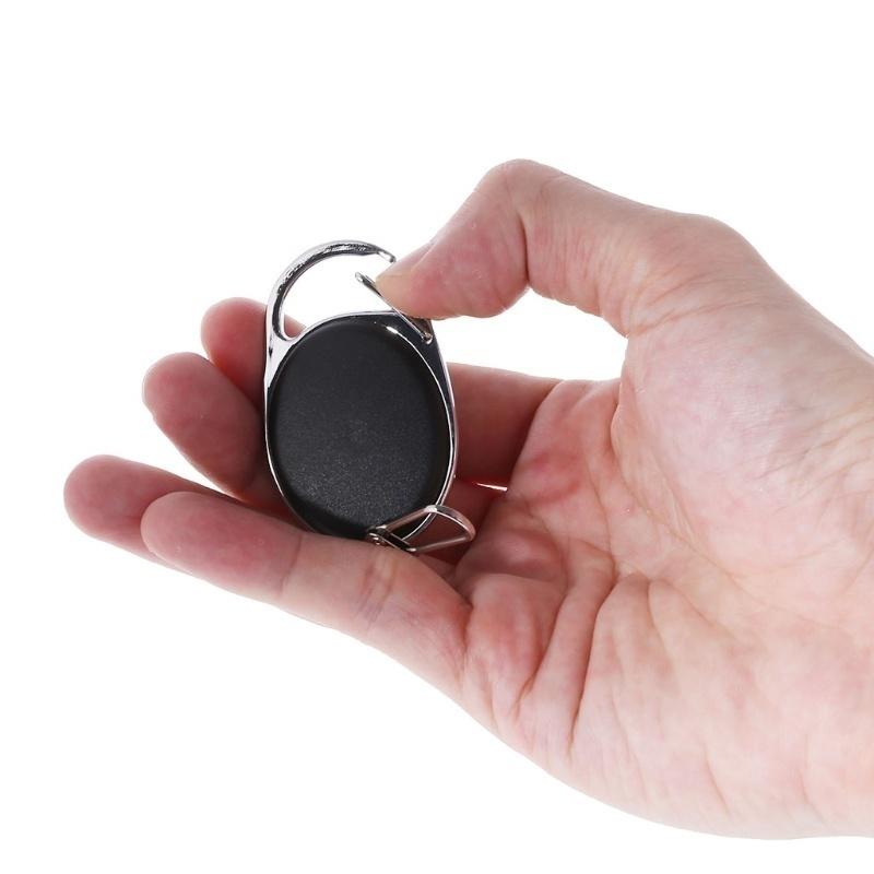 1 шт. Выдвижная катушка регулируемый трос брелок с карабином против кражи