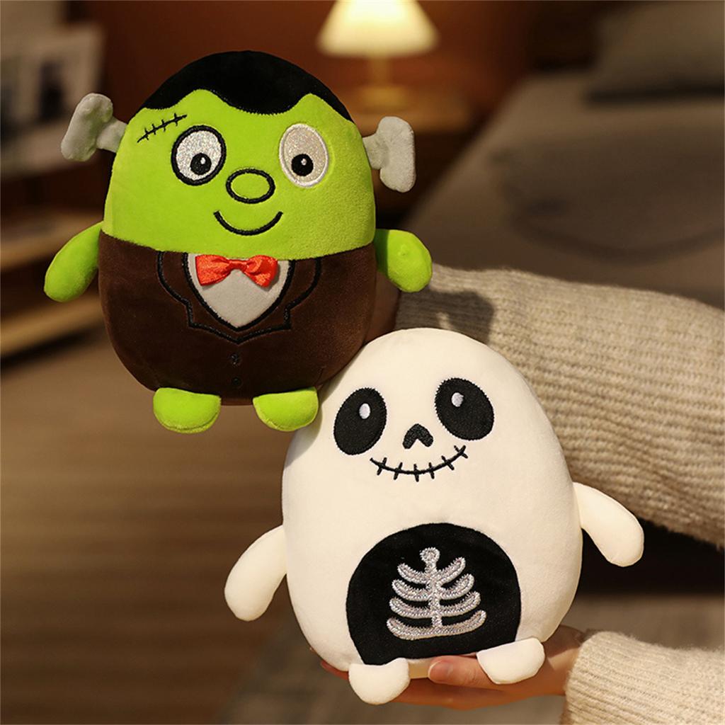 Halloween Party Plush Toys Cute Plush Stuffed Vampire Pumpkin Man Spooky Plush Toys Halloween Room Decor Gift