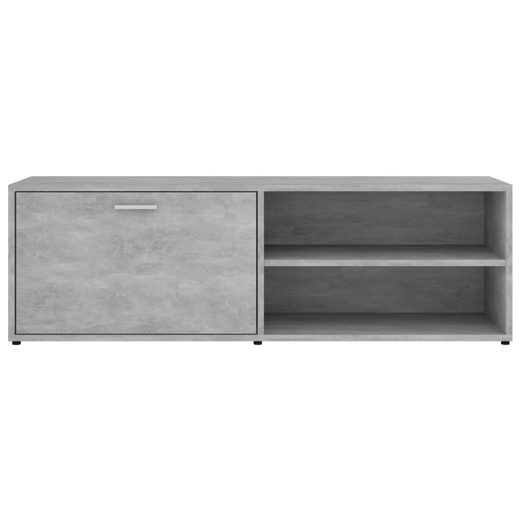 TV Stand Concrete Grey 120 x 34 x 37 cm Particleboard