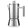 Moka Pot Italian Stainless Steel Coffee Pot, Induction Cooker Heating, Espresso Brewing Machine
