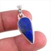 Натуральный лазурит, драгоценный камень, ручная работа, подвеска-подарок из стерлингового серебра 925 пробы, 1,50 дюйма g4v89