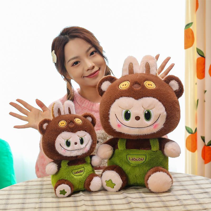 Dressed Cute Rabbu Plush Toy Cute Cartoon Girl Children Birthday Gift Holiday