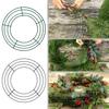 Yousheng 20cm/25cm Metal Hoop Wreath Frame Wire Ring Flower Garland Holder DIY Wreath Making Supplies for Festival Wedding Party