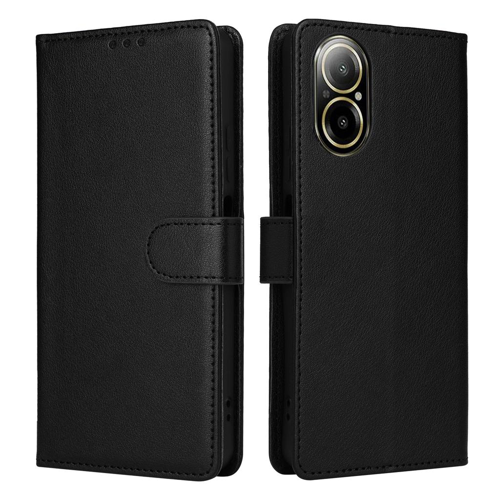 Для Realme C67 4G/12 Lite 4G Чехол Кошелек Подставка Вид PU Кожа Чехол для телефона с ремешком на запястье