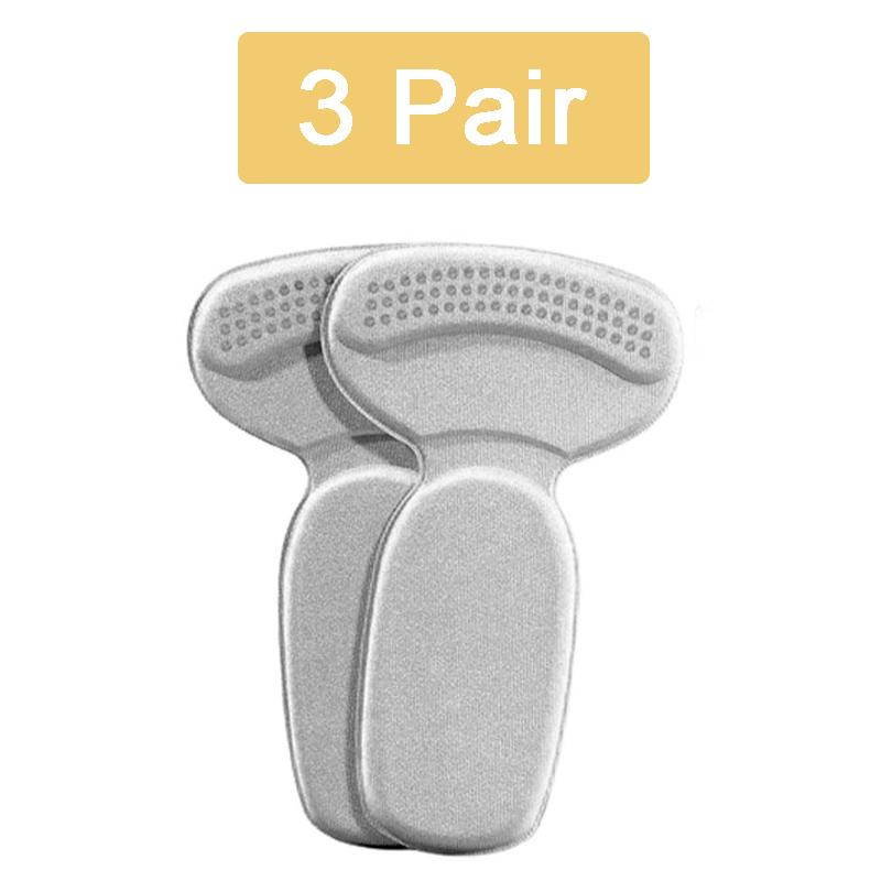 3 пары полустелек для женщин, высокие каблуки, облегчение боли в пятке, вкладыши, наклейки для спины, подушечки, защита для ног