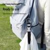Foldable Backpack Hook & Lanyard for Outdoor Mountaineering and Suitcase
