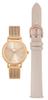 [Grandeur] Часы GJC13 женские кожаные сетчатые GJC13-BE (бежевый), (Розовое золото)