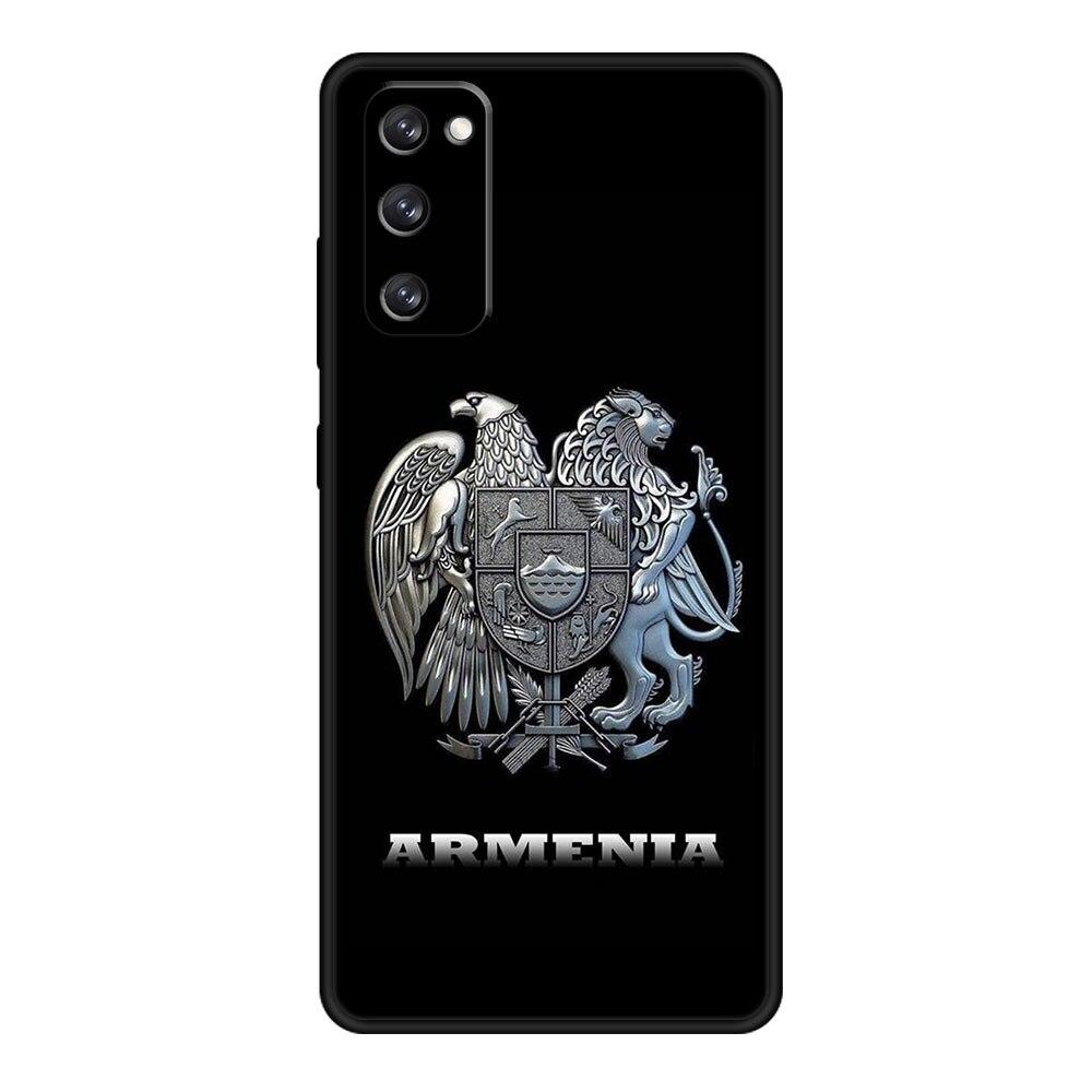 Для Samsung Galaxy S20 FE 2022 S10e S22 Ultra 5G S21 Plus S8 S10 S9 S7 Кремниевый чехол с флагом Армении
