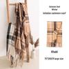 British Style Plaid Winter Scarf